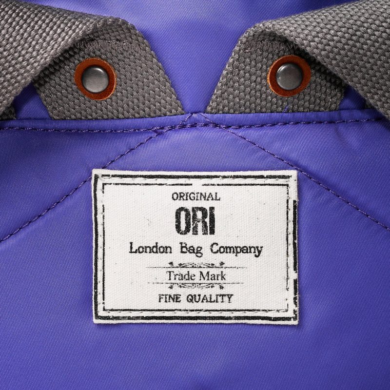 ORI BANTRY B MEDIUM NYLON PERI PURPLE LOGO