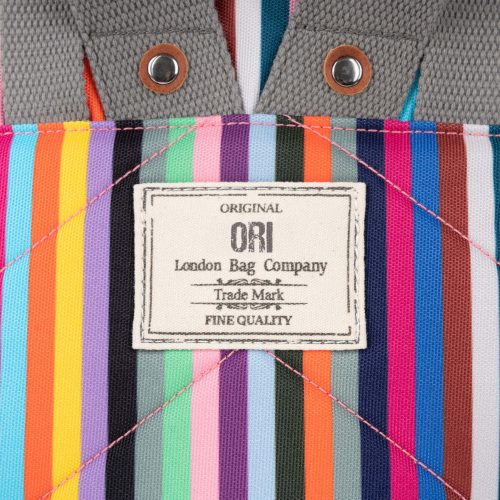 ORI BANTRY B SMALL CANVAS MULTI STRIPE LABEL