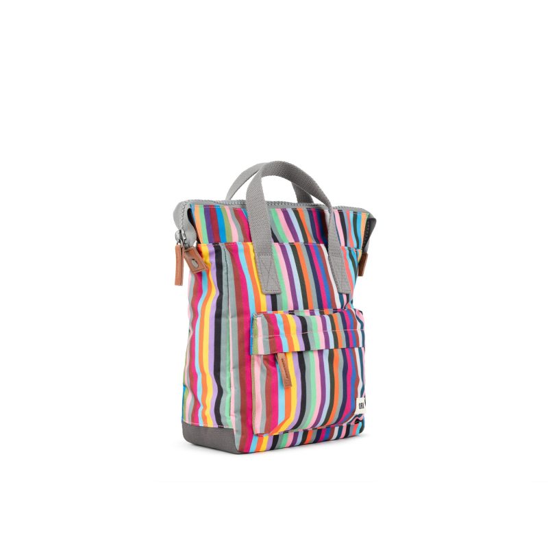 ORI BANTRY B SMALL CANVAS MULTI STRIPE SIDE