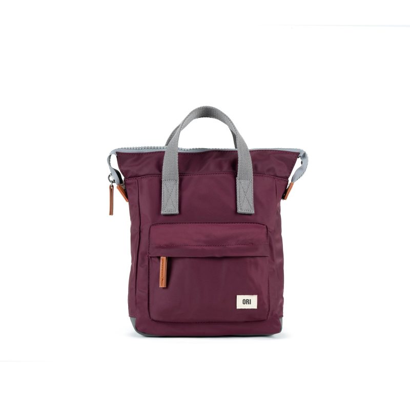 ORI BANTRY B SMALL NYLON PLUM FRONT