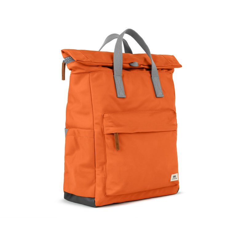 ORI CANFIELD B LARGE NYLON BURNTORANGE SIDE