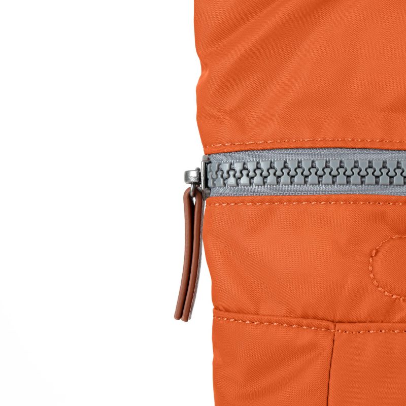 ORI CANFIELD B MEDIUM NYLON BURNT ORANGE ZIP