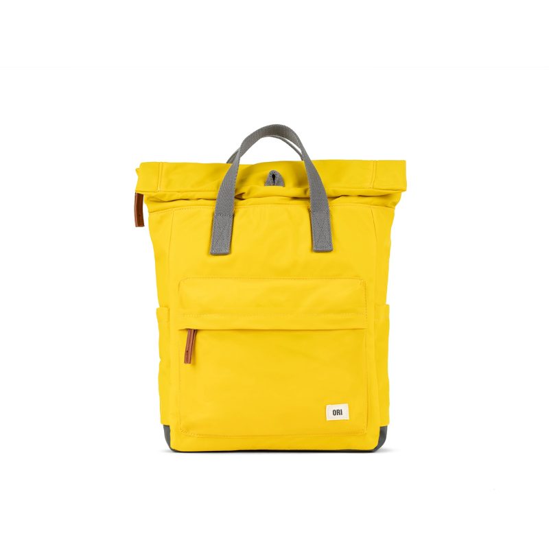 ORI CANFIELD B MEDIUM NYLON MUSTARD FRONT