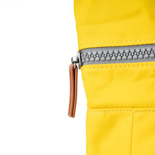 ORI CANFIELD B MEDIUM NYLON MUSTARD ZIP