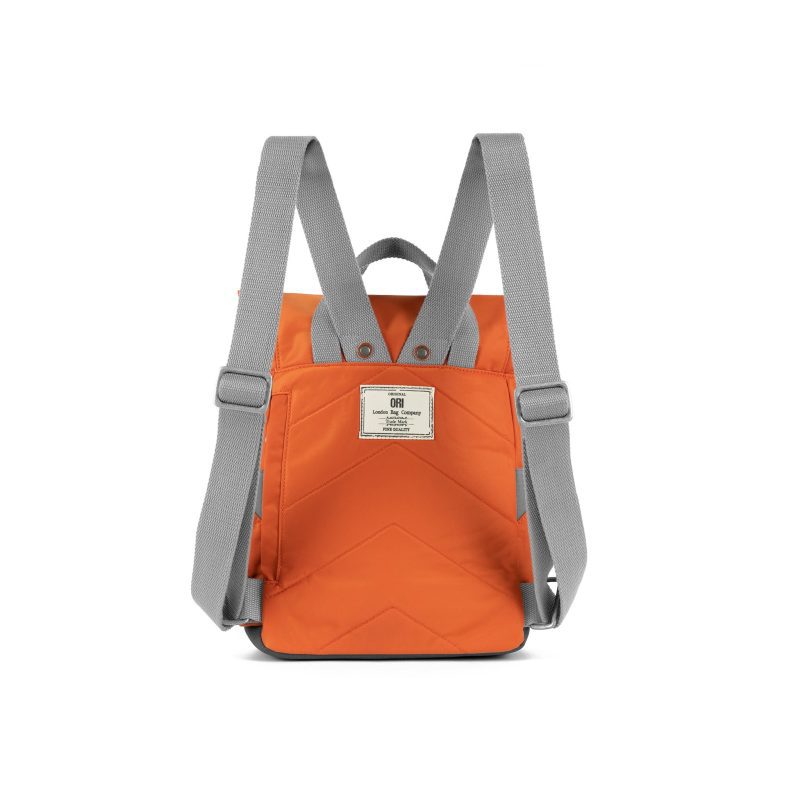 ORI CANFIELD B SMALL NYLON BURNT ORANGE BACK