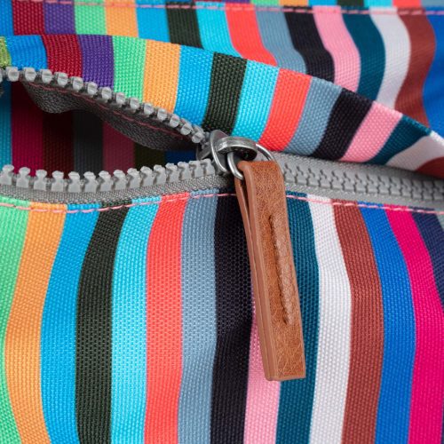 ORI KENNINGTON B CANVAS MULTISTRIPE ZIP