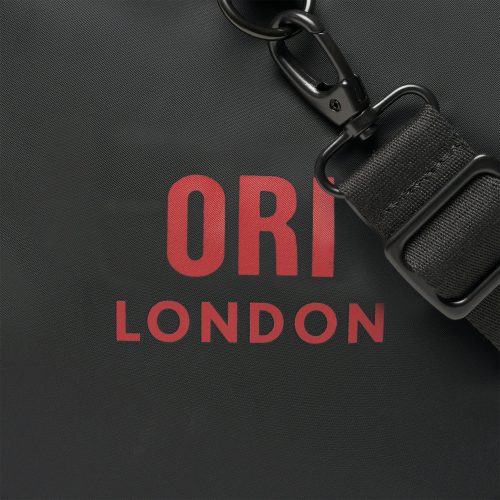 ORI Luton AllBlack Cranberry Logo