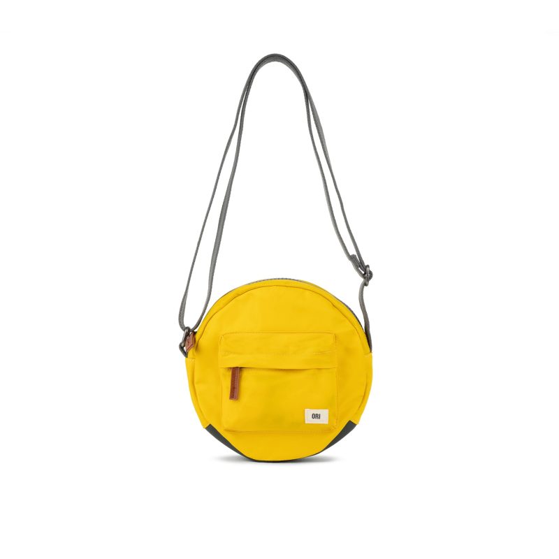 ORI PADDINGTON B SMALL NYLON MUSTARD FRONT