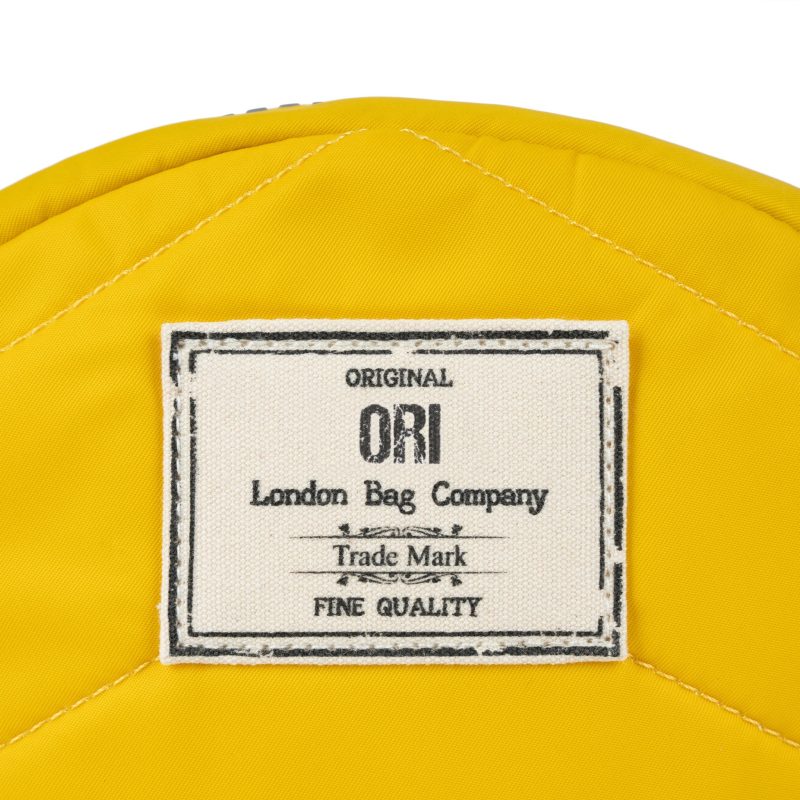 ORI PADDINGTON B SMALL NYLON MUSTARD LABEL