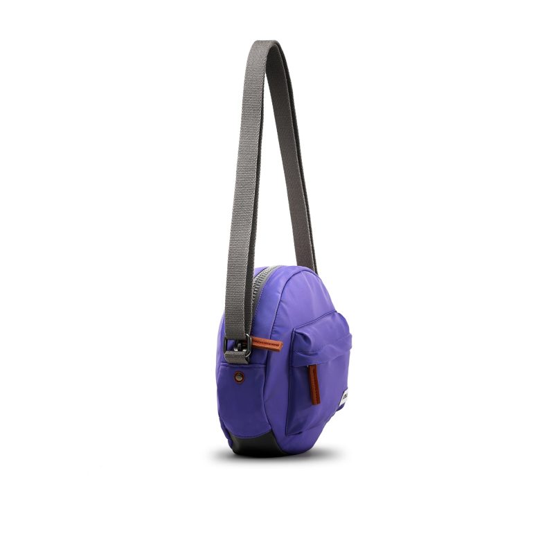 ORI PADDINGTON CROSSBODY NYLON PERI PURPLE ANGLED