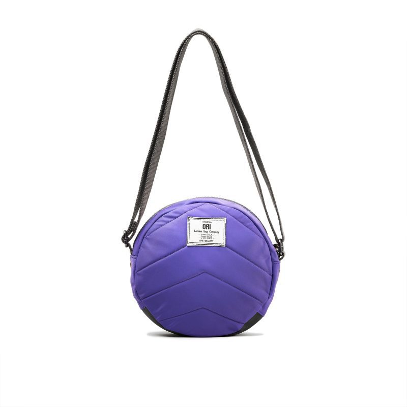 ORI PADDINGTON CROSSBODY NYLON PERI PURPLE BACK