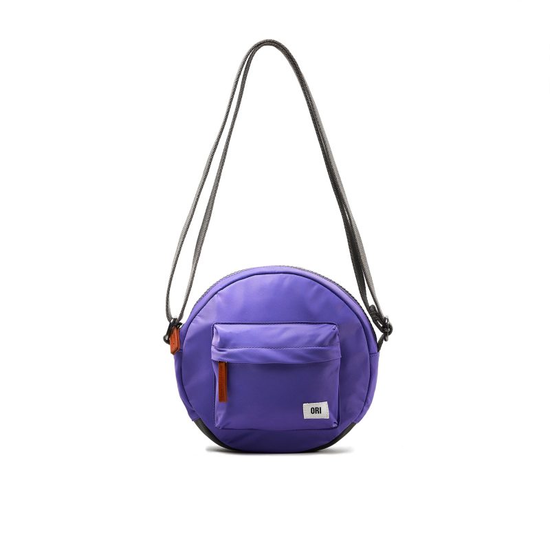 ORI PADDINGTON CROSSBODY NYLON PERI PURPLE FRONT