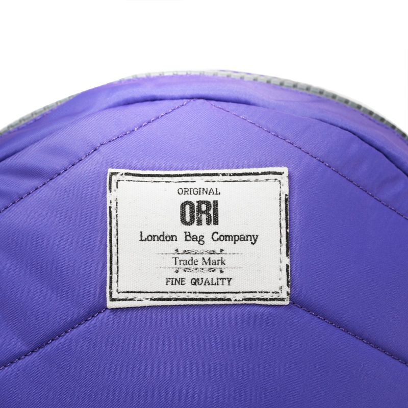 ORI PADDINGTON CROSSBODY NYLON PERI PURPLE LOGO