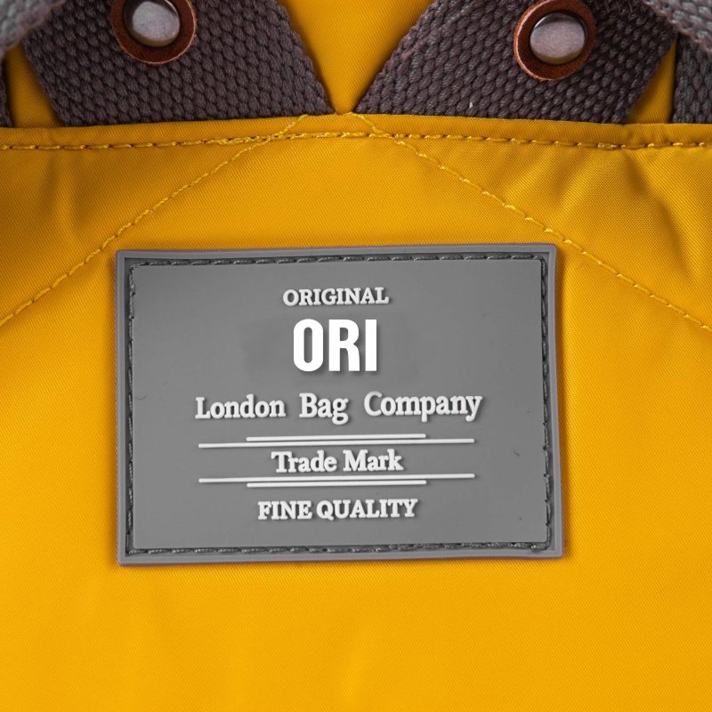 Ori Camden Medium Nylon Pinacolada Label